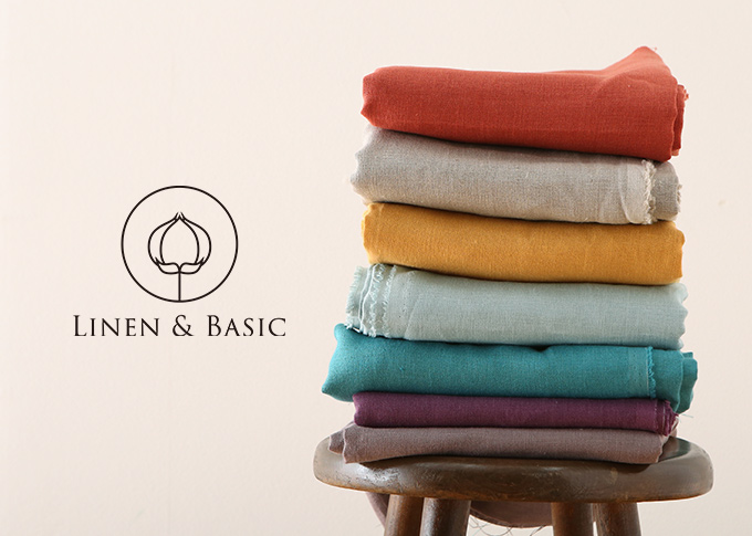 Linen Basic リネン ベーシック ベラルーシ産のリネン100 生地 パーフェクトスペースカーテン館