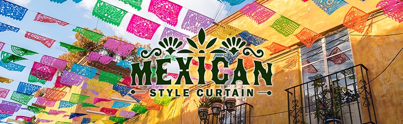 メキシカンスタイルカーテン