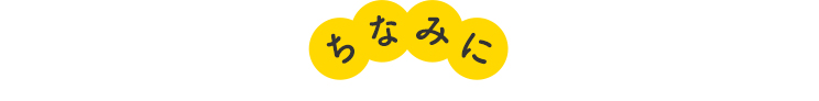 ちなみに