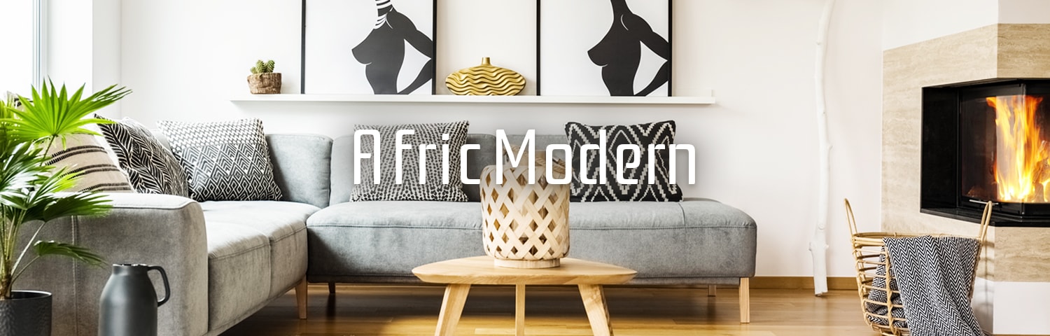 Afric Modern アフリックモダン。プリミティブでスタイリッシュなエスニックインテリアに合うアフリカンテイストの柄とラスティックな素材を取り入れた、おしゃれなくつろぎ空間。