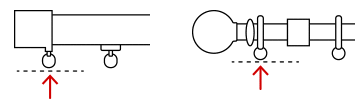 ～カーテンの採寸方法～ 機能レール・装飾レール
