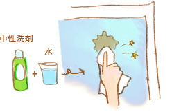 汚れがついた場合