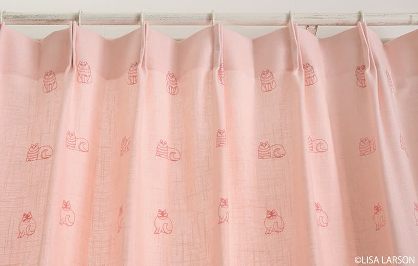 アスワン リサ・ラーソン ～スケッチ(刺繍)～ ピンク