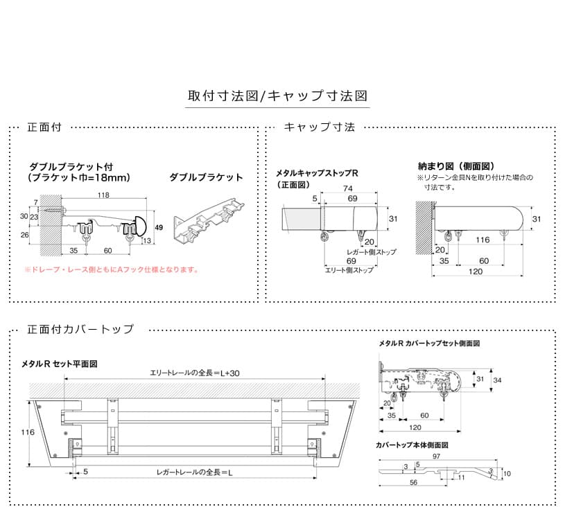 レガート メタルRキャップ ダブル