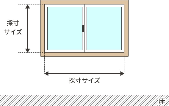 シェードの採寸方法 1cm刻みのカーテン パーフェクトスペースカーテン館 シェードの採寸方法 1cm刻みのカーテン パーフェクトスペースカーテン館