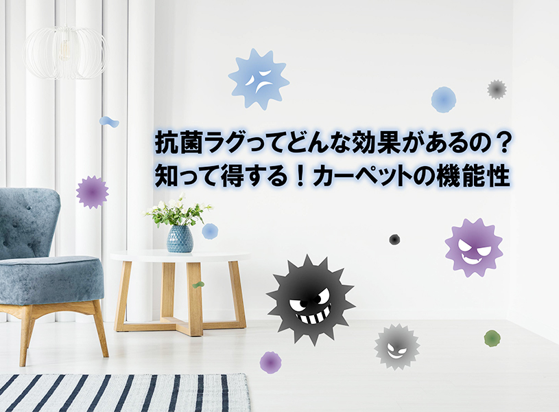 抗菌ラグってどんな効果があるの？知って得する！ラグ・カーペットの機能性