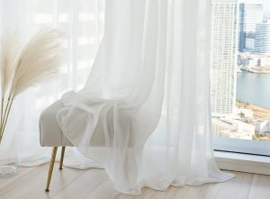 高機能レースカーテンの生地
