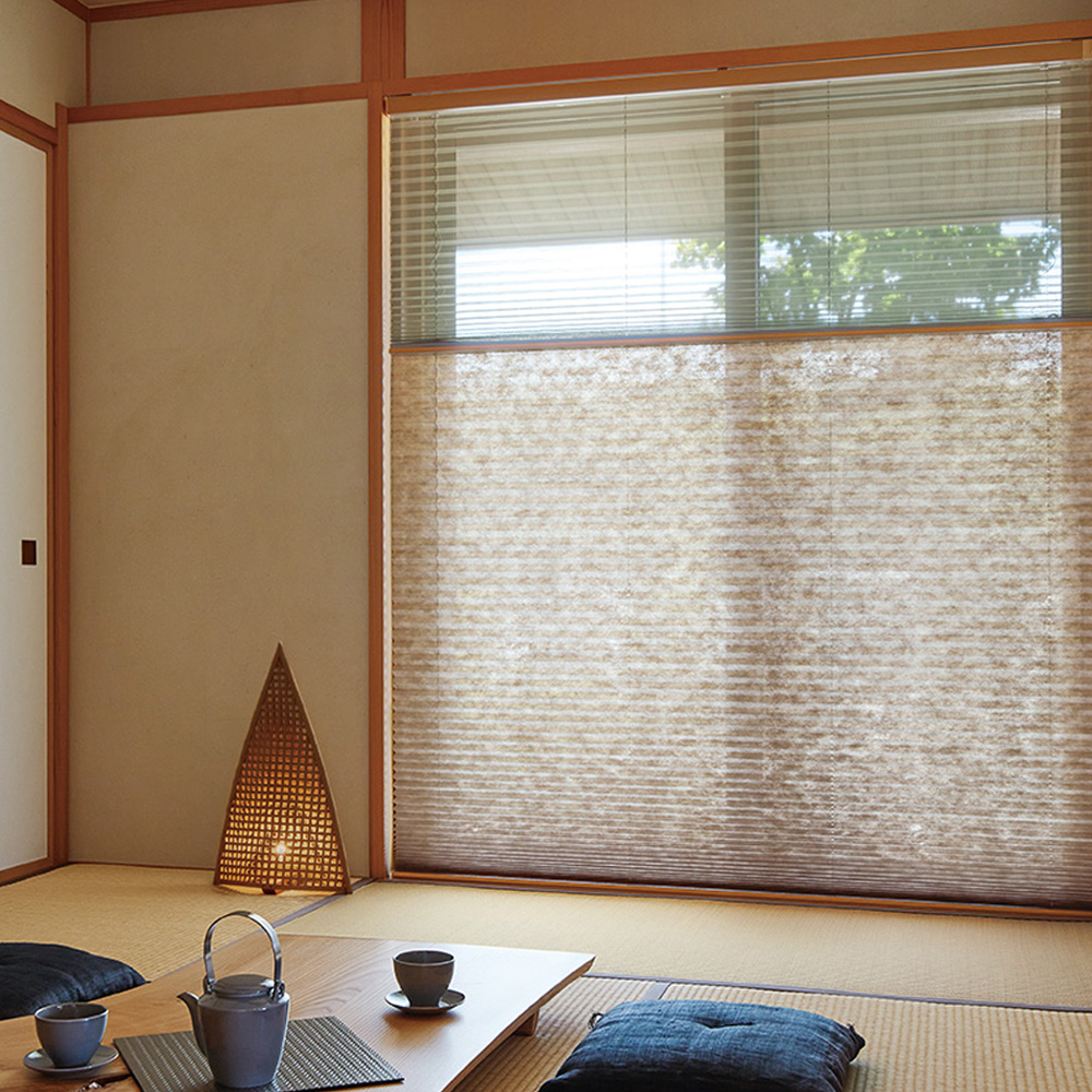 カーテンレール国内シェアNO.1のプリーツスクリーンの画像