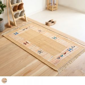 エスニックな玄関マット